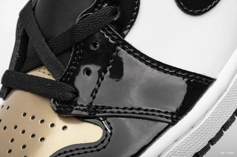 Patent Toe Gold Retro High NRG 1 861428-007 Jordan  0314